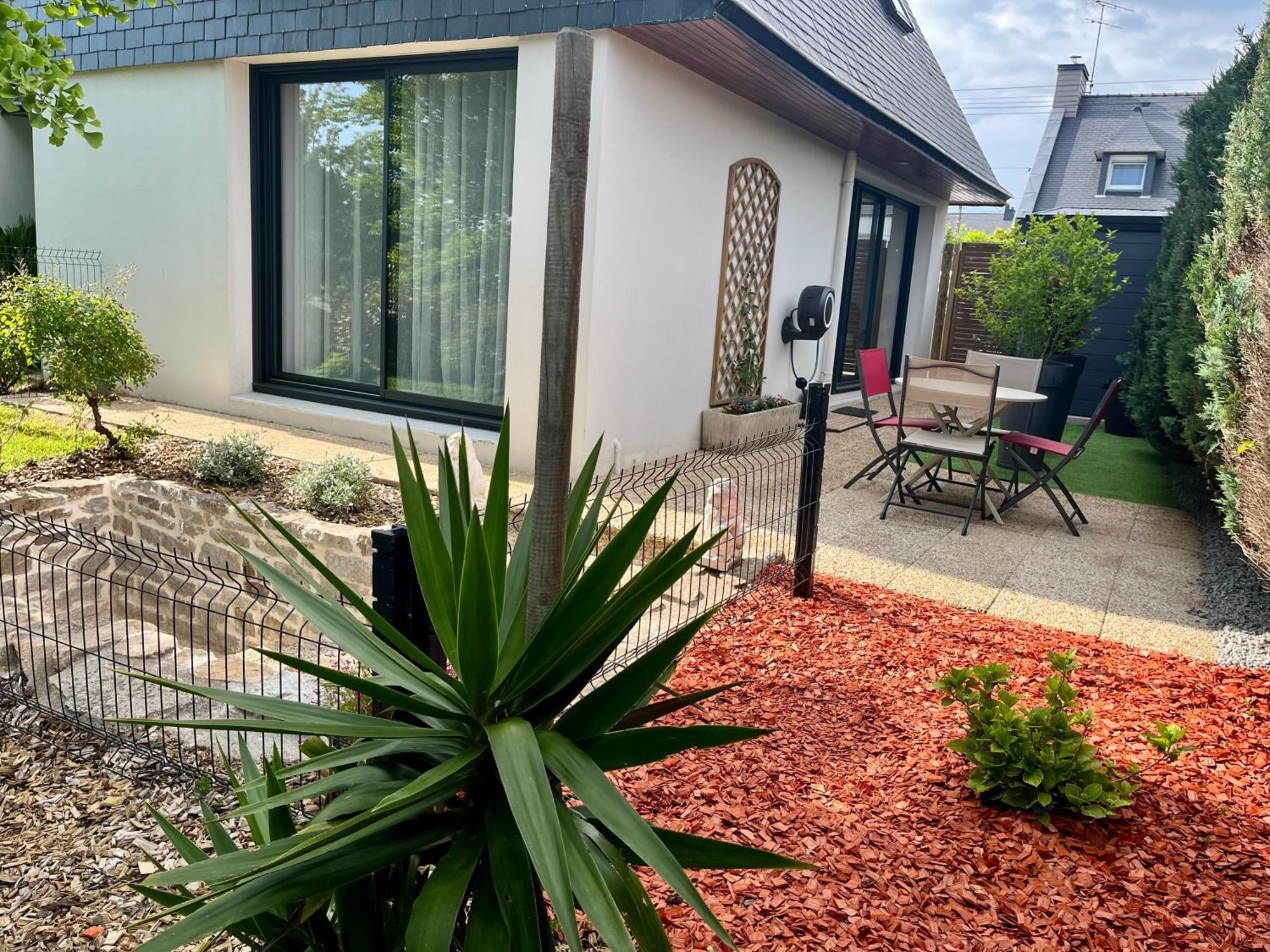 Au Jardin Ginkgo Lägenhet Quimper Exteriör bild